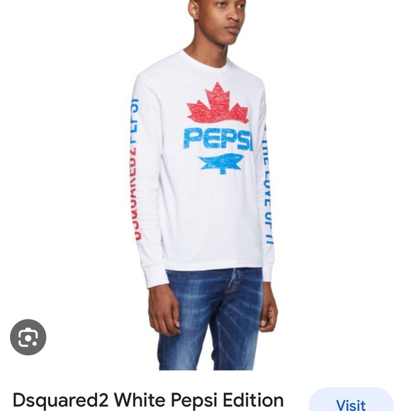 dsquared2-white-pepsi-edition-surf-fit-long-sleeve-t-shirt_dsquared2 - Picture 7 of 7